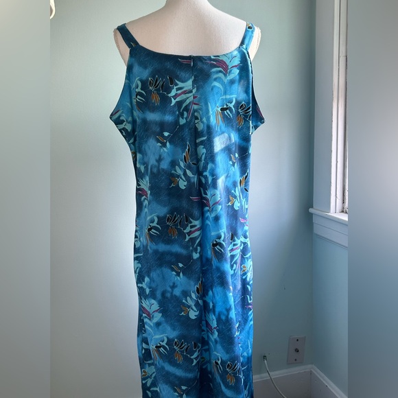 New Gear Blue Print Sleeveless Maxi Dress - Picture 6 of 11